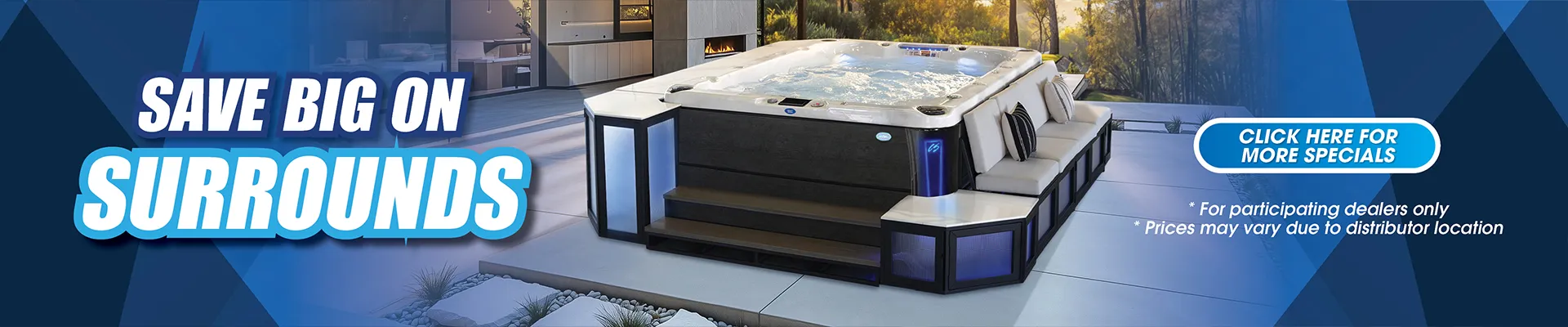 Calspas hot tub being used in a family setting - West Field