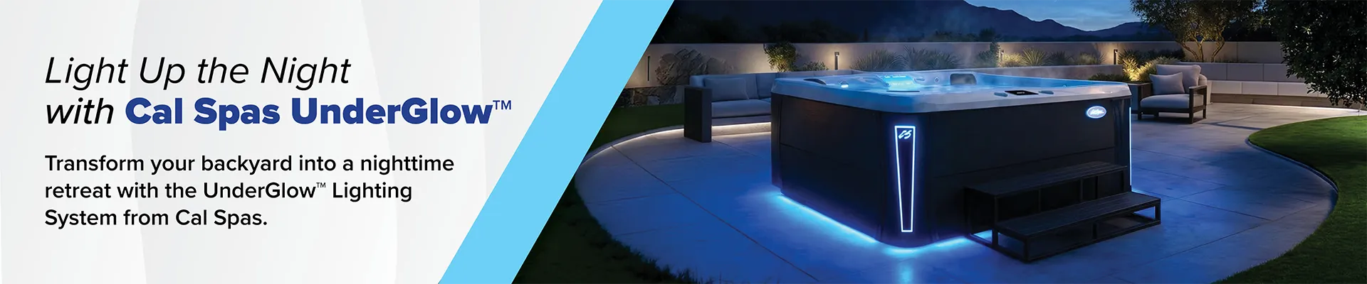 Calspas hot tub being used in a family setting - West Field